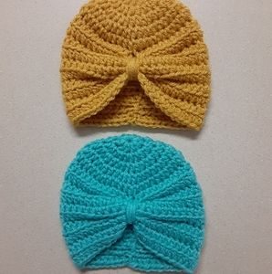 Crochet Baby Turban Hats